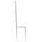 Ekena Millwork 5 1/2-in. W x 22-in. D x 26-in. H Traditional Architectural Grade PVC Knee Brace BRCP055X22X26TRA - alternate 5